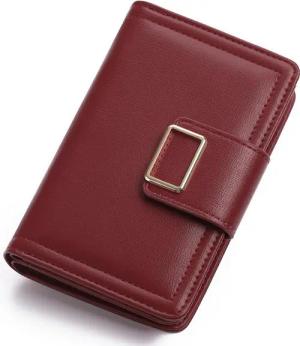 LEEXTON Geldbörse Stilvoll und Vielseitig (Vintage-Geldbörse für Damen, Damen-Geldbörse mit RFID-Schutz), mit Langlebiges Leder, großzügige Kapazität, kompakte Größe