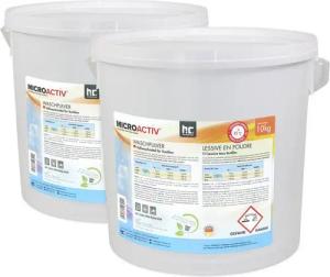 Höfer Chemie GmbH 2x 10 kg Microactiv® Waschpulver Vollwaschmittel Grundreiniger