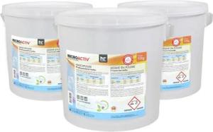 Höfer Chemie GmbH 3x 10 kg Microactiv® Waschpulver Vollwaschmittel Grundreiniger