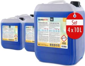 Höfer Chemie GmbH 4x 10 L Microactiv® Color Waschmittel flüssig Grundreiniger