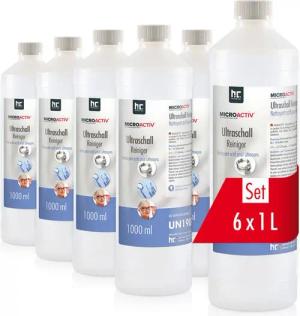 Höfer Chemie GmbH 6x 1 L Microactiv® Ultraschallreiniger für Ultraschallbad Grundreiniger