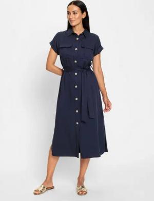heine Etuikleid Hemdblusenkleid