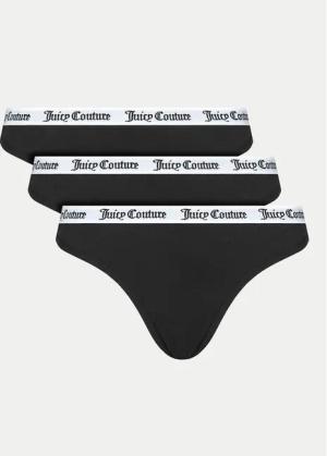 Juicy Couture 3er-Set Stringtangas Diana JCLTH224571 Schwarz