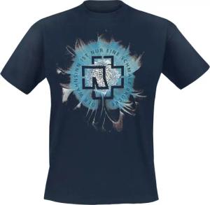 Rammstein T-Shirt - Wahnsinn - S bis 3XL - für Männer - Größe XL - navy  - Lizenziertes Merchandise!