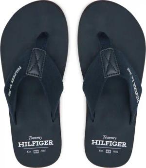 Tommy Hilfiger Zehentrenner Hilfiger 85 Beach Sandal FM0FM05339 Dunkelblau