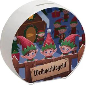 speecheese Spardose Elfen Spardose Weihnachtsgeld - Sparen mit Magie
