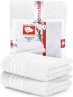 DecoHomeTextil Heimtextilmanufaktur Handtuch Handtuch Set 100% Baumwolle hochwertig kuschelweich saugstark
