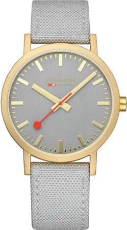 Mondaine A660.30360.80SBU Classic Grau und Gold 40mm 3ATM