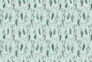Architects Paper Fototapete "Atelier 47 Boho Feather 2", mehrfarbig, Vlies, Wand, Schräge, Decke