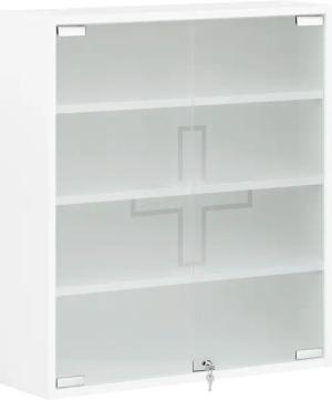 Schildmeyer Medizinschrank "Bjarne, Breite 64 cm", Abschließbare Glastüren