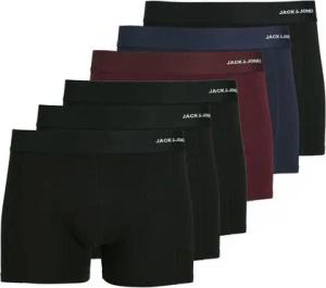 Jack & Jones Retro Boxer 6er Pack Jacbasic (Spar-Set, 6-St) Retro Short / Pant - ohne Eingriff - Atmungsaktiv