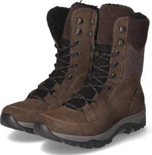 Rieker Schnürstiefel für Damen - Gr. 37 - braun - Synthetik