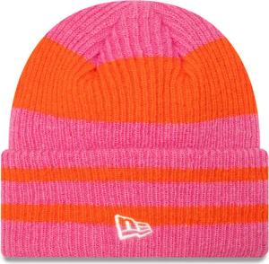New Era Mütze Stripe Cuff Knit Beanie 60580763 Rosa