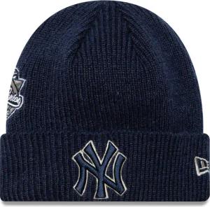 New Era Mütze World Series Patch New York Yankees Cuff Knit Beanie 60580731 Dunkelblau