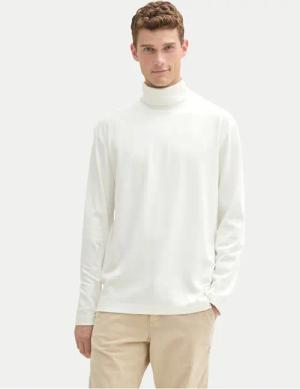 Tom Tailor Rollkragenpullover 1043993 Weiß Regular Fit
