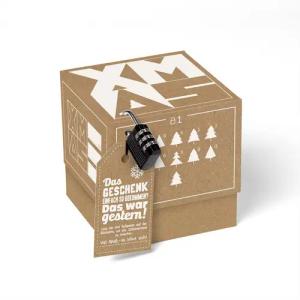 SURPRISA Geschenkbox Geschenke als Rätsel individuelle Geldgeschenke, Personalisierte Geschenkideen / Das Geschenk einfach so - war gestern!
