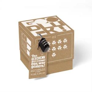 SURPRISA Geschenkbox Geschenke als Rätsel individuelle Geldgeschenke
