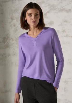 Cecil Damen Tunika-Shirt in Lila, Gr: XL