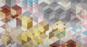 Architects Paper Fototapete "Atelier 47 Vintage Diamond 1", 3D-Optik, Vlies, Wand, Schräge, Decke