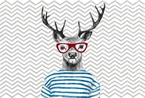 Architects Paper Fototapete "Atelier 47 Modern Deer 3", abstrakt, Vlies, Wand, Schräge, Decke