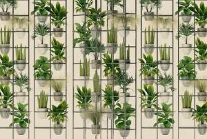 living walls Fototapete "Walls by Patel Plant Shop", Vlies, Wand