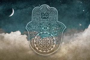 Architects Paper Fototapete "Atelier 47 Hamsa 2", orientalisch, Vlies, Wand, Schräge, Decke
