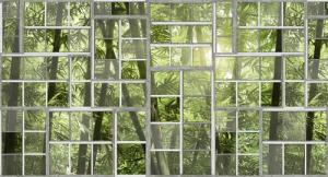 Architects Paper Fototapete "Atelier 47 Perspective 3", botanisch, Vlies, Wand, Schräge, Decke