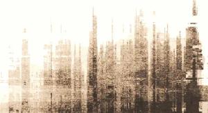 Architects Paper Fototapete "Atelier 47 Skyline Artwork 3", Stadt, Vlies, Wand, Schräge, Decke