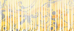 Architects Paper Fototapete "Atelier 47 Curtain White 1", 3D-Optik-floral, Vlies, Wand, Schräge, Decke