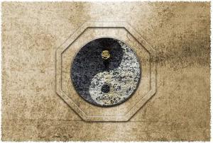 Architects Paper Fototapete "Atelier 47 Yin & Yan 2", orientalisch, Vlies, Wand, Schräge, Decke