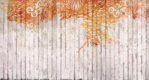 Architects Paper Fototapete "Atelier 47 Concrete Ornament 2", mehrfarbig, Vlies, Wand, Schräge, Decke