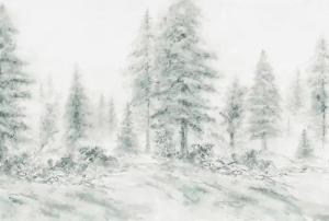 Architects Paper Fototapete "Atelier 47 Aquarel Forest 2", Wald, Vlies, Wand, Schräge, Decke