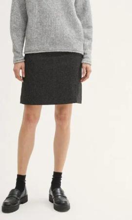 TOM TAILOR Sommerrock High Waist Rock mit Struktur
