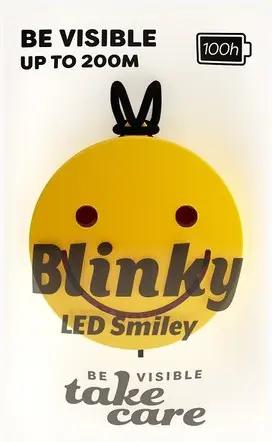 Save Lives Now LED Blinklicht Blinky LED Smiley Yellow