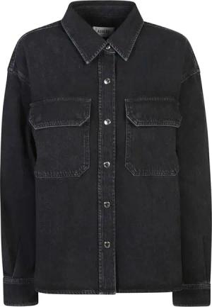 Agolde - Drop-Shoulder Denim Jacket - Größe M - schwarz