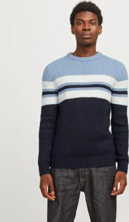 Jack & Jones Rundhalspullover "JJSANDER KNIT CREW NECK"