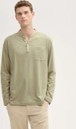 TOM TAILOR Langarmshirt Langarmshirt mit Brusttasche