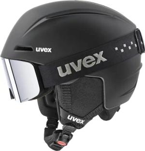 uvex Viti Kinder Skihelm Set (54-58 cm, 13 black matt)