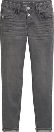 TOM TAILOR Damen Boyfriend Jeans, grau, Uni, Gr. 28/32
