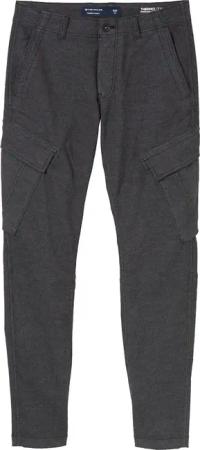 TOM TAILOR Herren Thermolite® Tapered Cargo Hose, grau, Uni, Gr. S