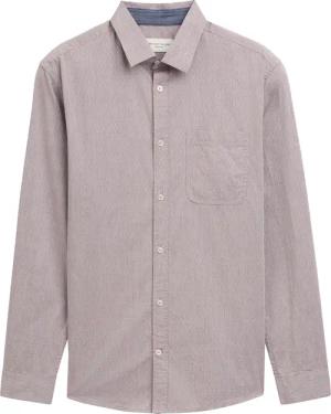 TOM TAILOR Herren Chambray Hemd mit Brusttasche, lila, Uni, Gr. XL