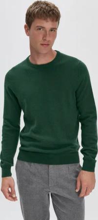 hessnatur Herren FTC × HESSNATUR Pullover Regular aus Kaschmir - grün - Größe 54