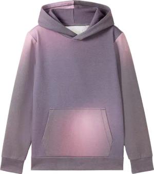 TOM TAILOR Jungen Hoodie mit Farbverlauf, lila, Farbverlauf, Gr. 164