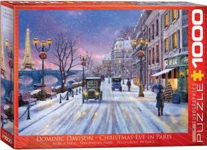 Puzzle 1000 Teile Puzzle - Puzzle - Weihnachtsabend in Paris, Puzzleteile