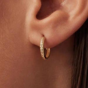 Isabel Bernard Ohrringe - Le Marais Merle 585 Gold Creolen - Gr. unisize - in Gold - für Damen