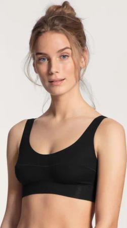 CALIDA Elastic Bustier mit Softbundfür Damen, XS, Schwarz, Der Bestseller, dem Frauen vertrauen – über 1Mio-mal verkauft!