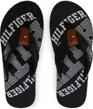 Tommy Hilfiger Zehentrenner Essential Th Beach Sandal FM0FM01369 Schwarz