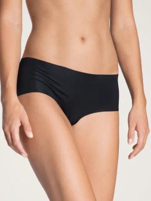 CALIDA Natural Skin Seamless-Panty, low cut, Cradle to Cradle Certified®für Damen, XXS, Schwarz, Wie eine zweite Haut - nahtlos bequem