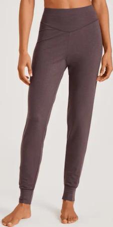 CALIDA DSW Warming Pyjamahose mit Bündchenfür Damen, L, Violett, Traumhaft warm in kalten Nächten