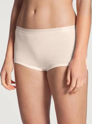 CALIDA True Confidence Panty aus Wolle-Seide, high waistfür Damen, L, Beige, Ein Tagtraum aus wärmender Wolle und wertvoller Seide